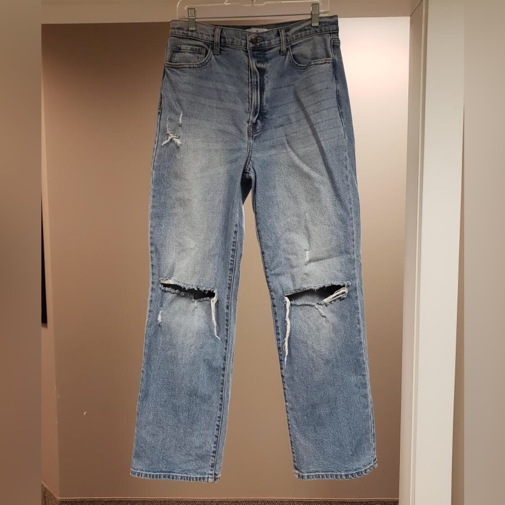 Windsor Denim  Jeans Size 11 High Rise Distressed Like New Condition